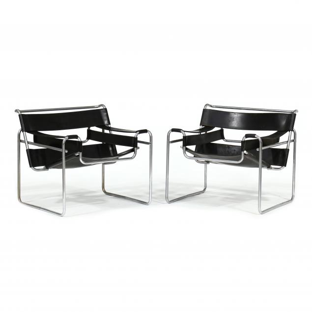 AFTER MARCEL BREUER PAIR OF WASSILY 34745f