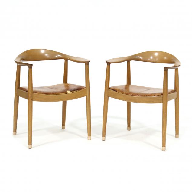 AFTER HANS WEGNER PAIR OF ARMCHAIRS 347483