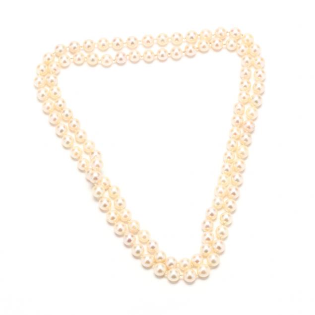 ENDLESS STRAND PEARL NECKLACE The