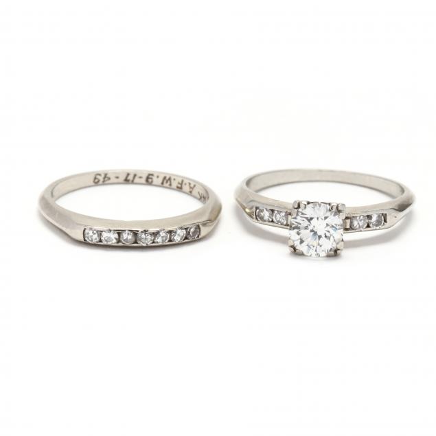 WHITE GOLD AND DIAMOND WEDDING