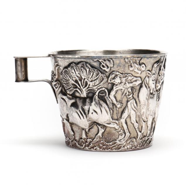 A GREEK STERLING SILVER REPLICA