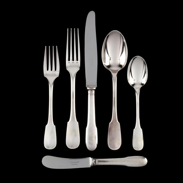 CHRISTOFLE CLUNY SILVERPLATE FLATWARE 347662