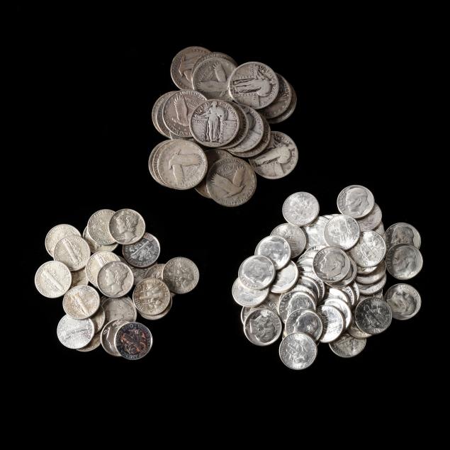 20TH CENTURY SILVER COIN GROUPING 3476e2