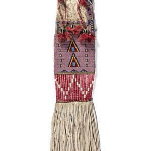 Sioux Beaded Hide Tobacco Bag
ca