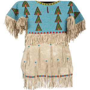 Sioux Girl's Beaded Hide Dress
first