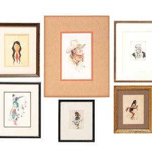 Group of Framed and Unframed Works
20th