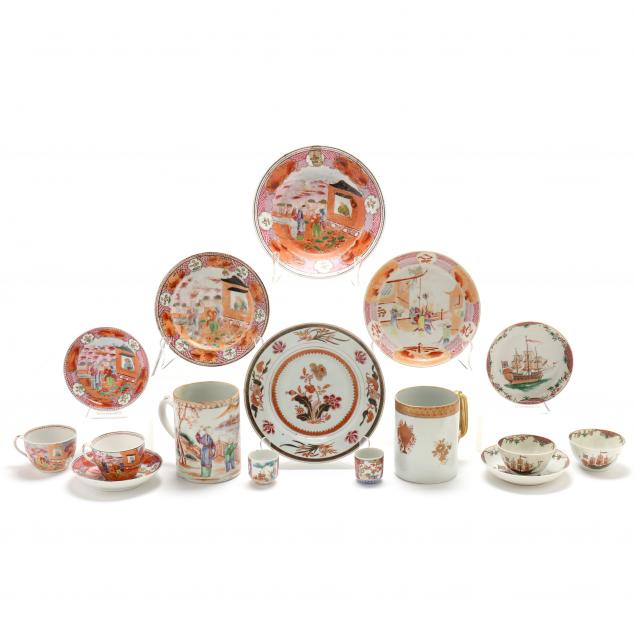 A COLLECTION OF ASIAN EXPORT PORCELAIN 34779b