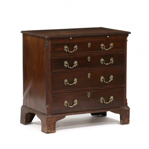 GEORGE III MAHOGANY BACHELOR'S