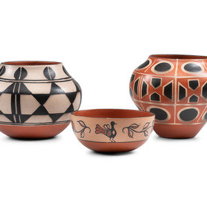 Kewa Pottery Jars and Bowl
second
