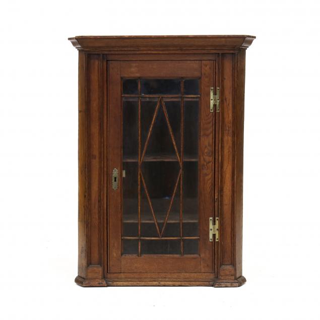 ANTIQUE ENGLISH OAK HANGING CORNER 347816