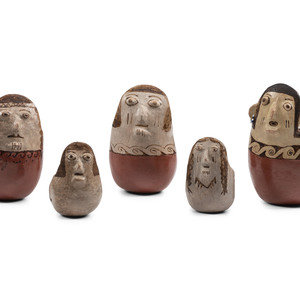Family of Figural Maricopa Pottery