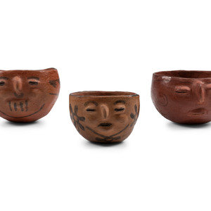 Tohono O odham Facial Pottery Bowls second 34784d