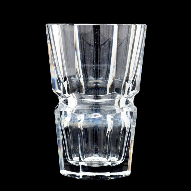 BACCARAT, CRYSTAL VASE France, mid 20th