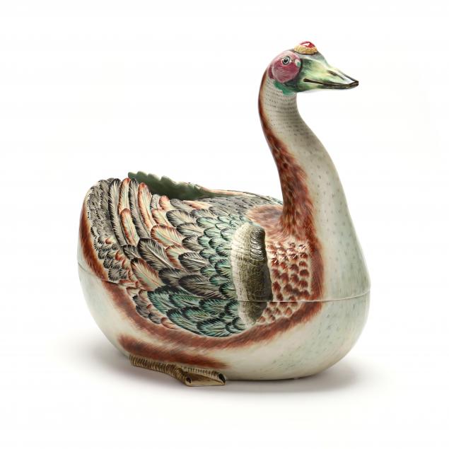 MOTTAHEDEH GOOSE TUREEN Made in 3478fc