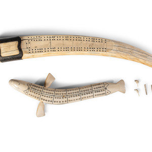 Inuit and Iñupiaq Carved Cribbage