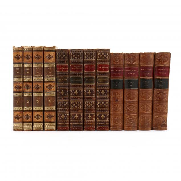 SEVEN SETS OF FINELY BOUND BOOKS  347966