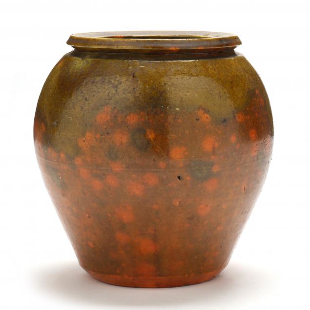 OVOID VASE, STAMPED J.H. OWEN (1866-1923