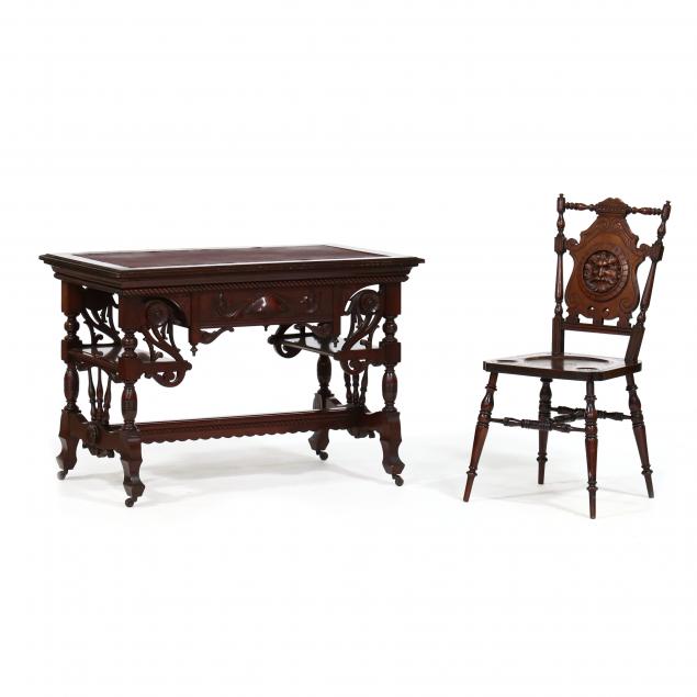 AESTHETIC PERIOD CARVED MAHOGANY 3479b8