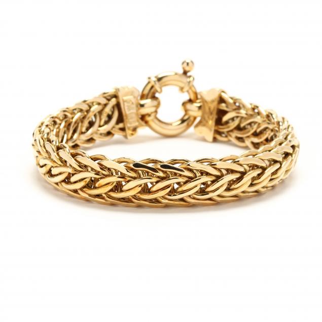 GOLD BRACELET ITALY Designed in 347a32