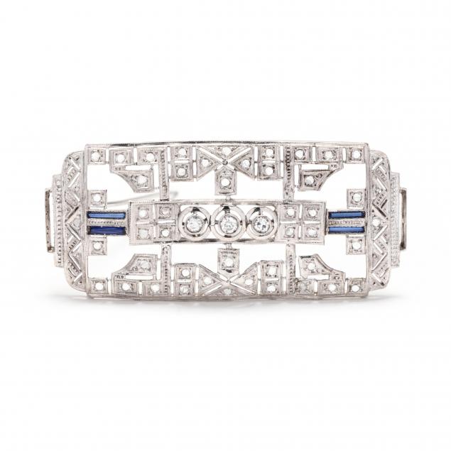 ART DECO STYLE WHITE GOLD AND DIAMOND 347a3f