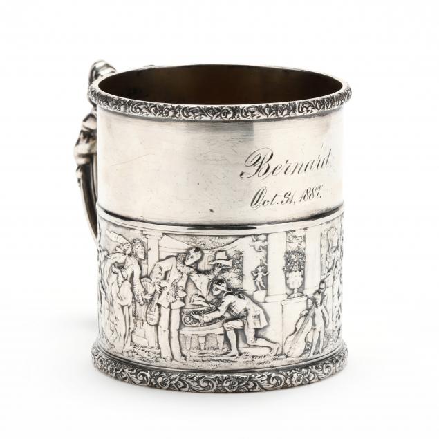 A 19TH CENTURY STERLING SILVER