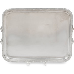 A Christofle Silver Plate Tray 20th 347b4e