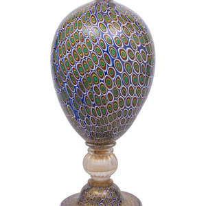 A Contemporary Murano Glass Millefiori
