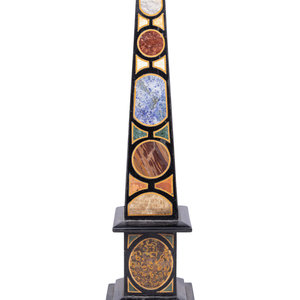 A Grand Tour Specimen Marble Obelisk Height 347b5c