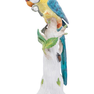 A Vienna Porcelain Parrot 20th 347b66