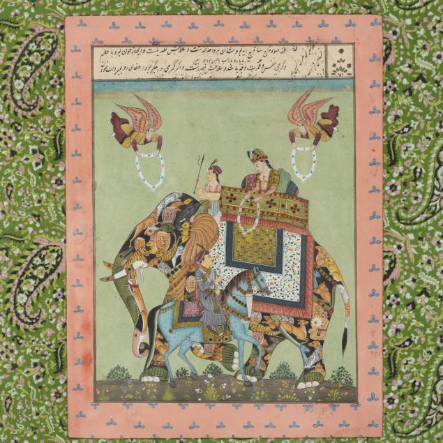 AN INDIAN PAINTING OF A ROYAL COUPLE 347bcb