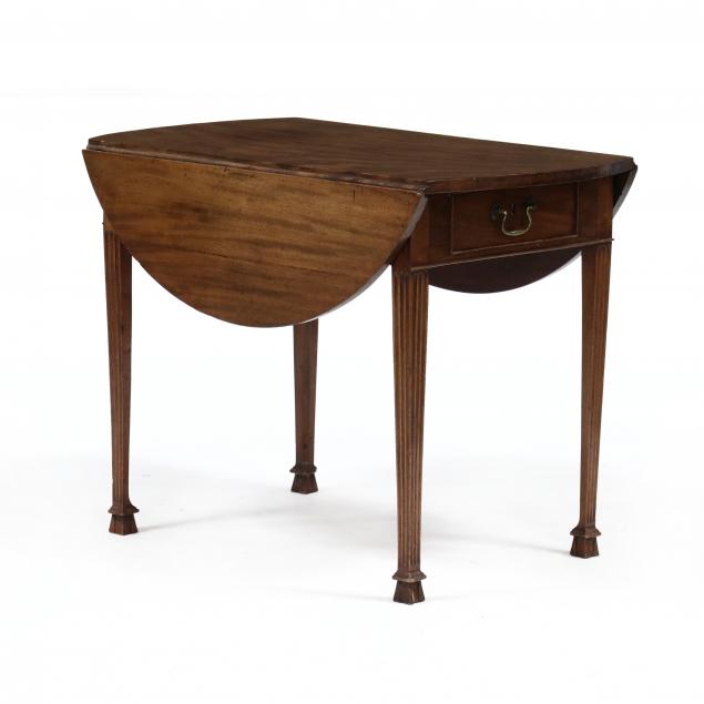 GEORGE III MAHOGANY PEMBROKE TABLE