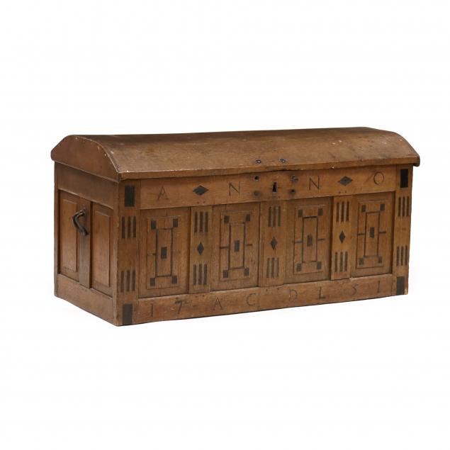 CONTINENTAL INLAID OAK DOME TOP 347bed