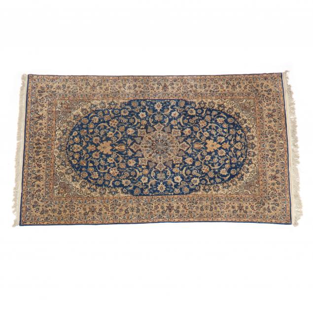 INDO ISFAHAN AREA RUG Center circular 347bfa