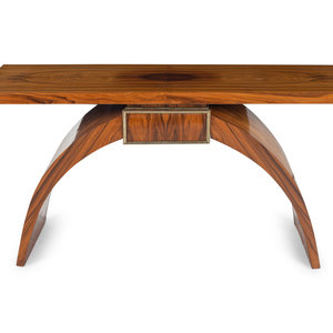 An Art Deco Rosewood Console Table Circa 347c62