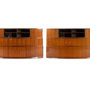 A Pair of Art Deco Mahogany Cabinets Circa 347c64