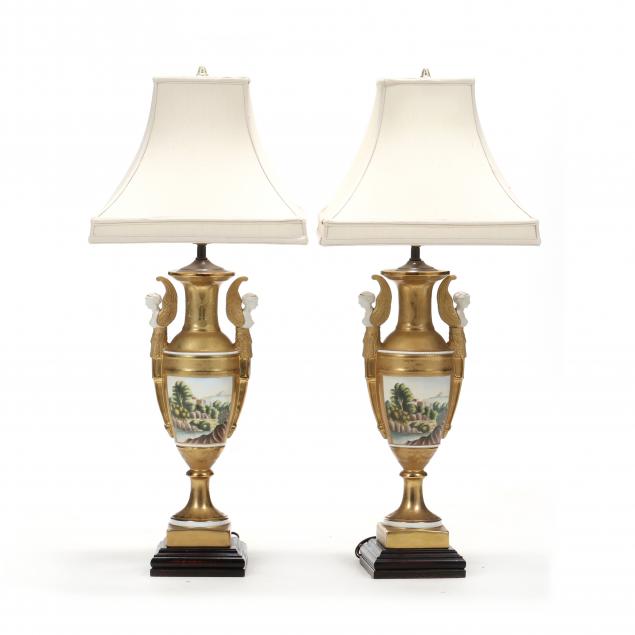 PAIR OF NEOCLASSICAL STYLE PORCELAIN 347c5f