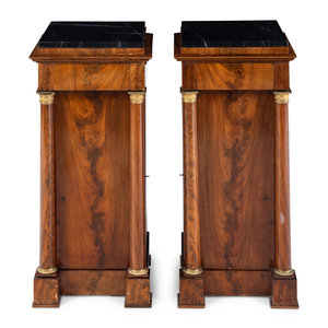 A Pair of Empire Style Mahogany