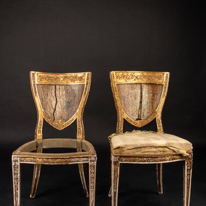 A Pair of Italian Giltwood Side 347cda