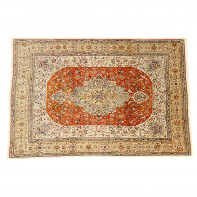 TABRIZ RUG Centered with large 347cea