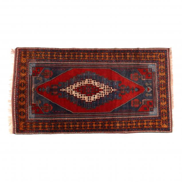 PERSIAN AREA RUG Large red medallion 347ceb