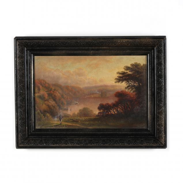 HUDSON RIVER SCHOOL LANDSCAPE PAINTING 347cf5