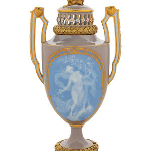 A Meissen Pate-sur-Pate Porcelain