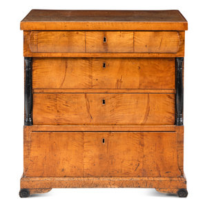 A Biedermeier Maple Chest of Drawers
First