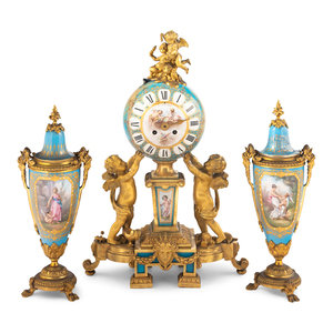A S vres Style Porcelain and Gilt 3456e1