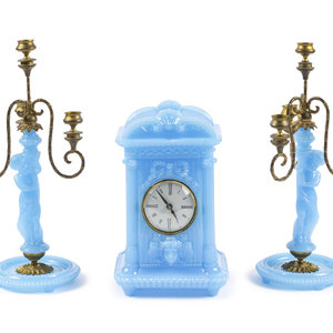 A Continental Blue Opaline Glass 345713