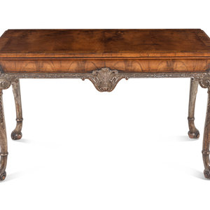 A George II Style Parcel Gilt Walnut 34573f