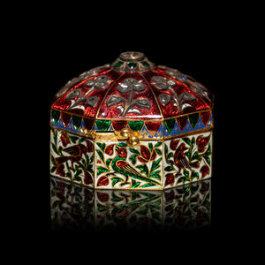 A Mughal Style Enameled Gold and 345764