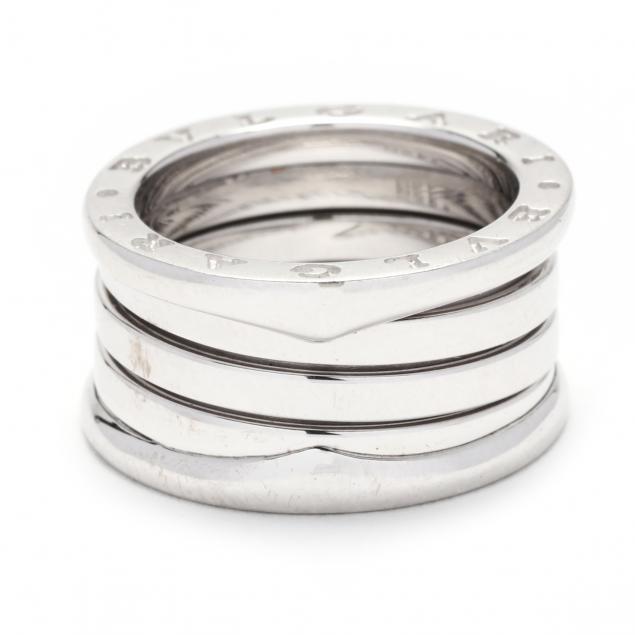 WHITE GOLD B. ZERO RING, BULGARI