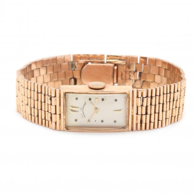 LADY'S VINTAGE GOLD WATCH, LUCIEN