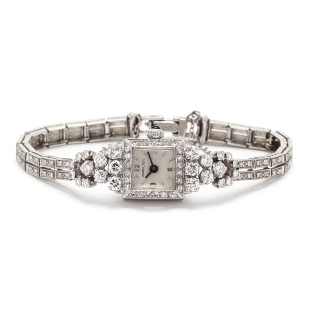 LADY S VINTAGE PLATINUM AND DIAMOND 345820